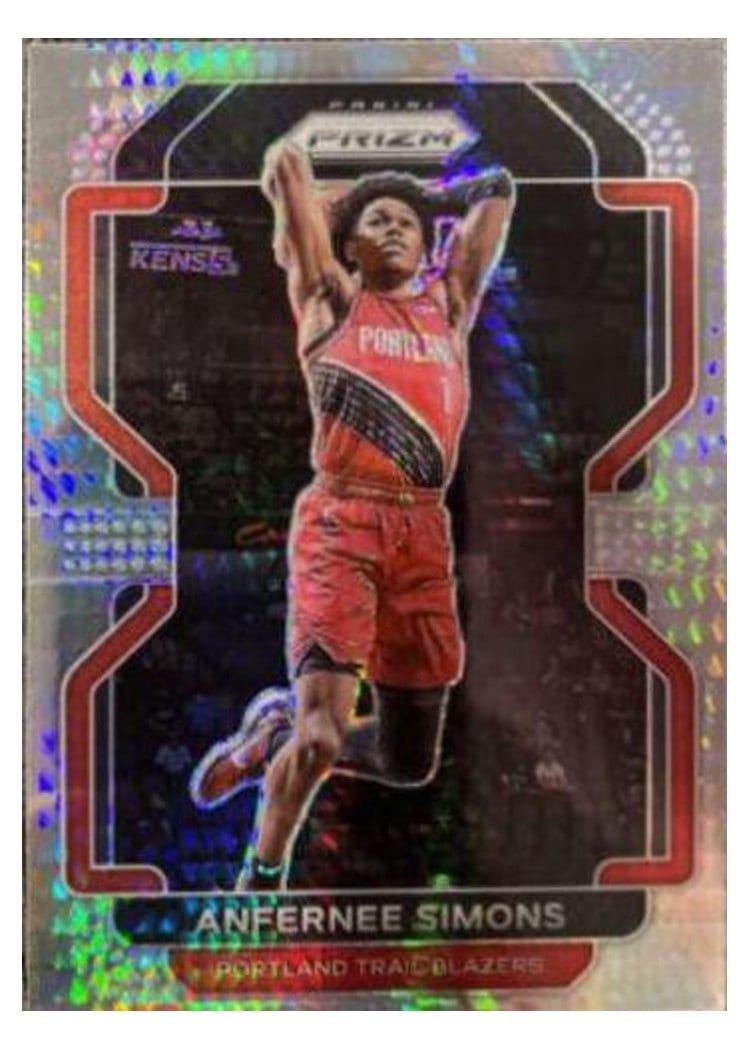 2021-22 Panini Prizm Base Set Anfernee Simons #168 card