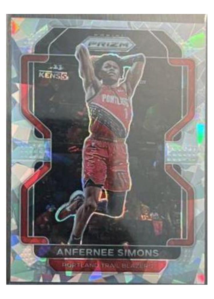 2021-22 Panini Prizm Base Set Anfernee Simons #168 card