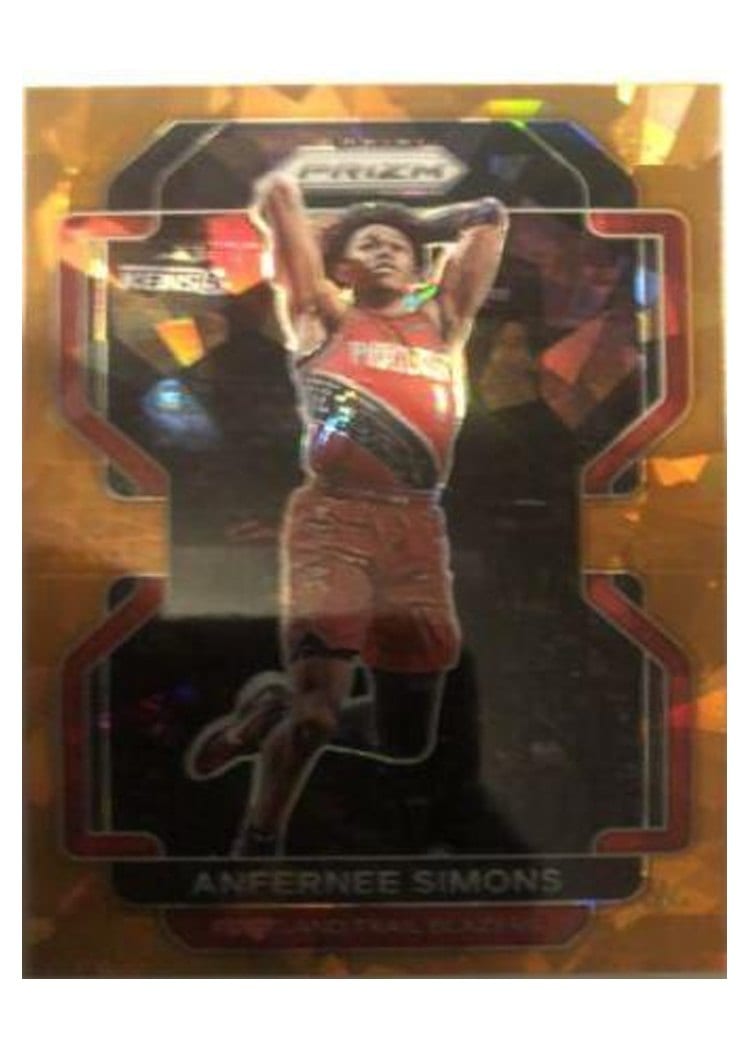 2021-22 Panini Prizm Base Set Anfernee Simons #168 card
