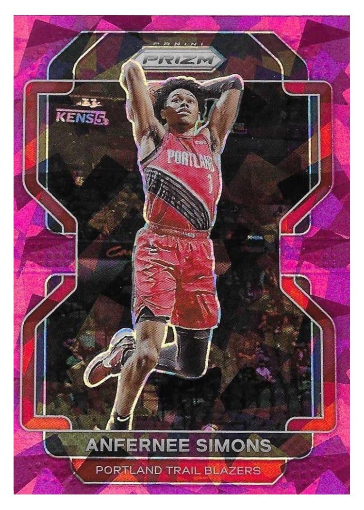 2021-22 Panini Prizm Base Set Anfernee Simons #168 card