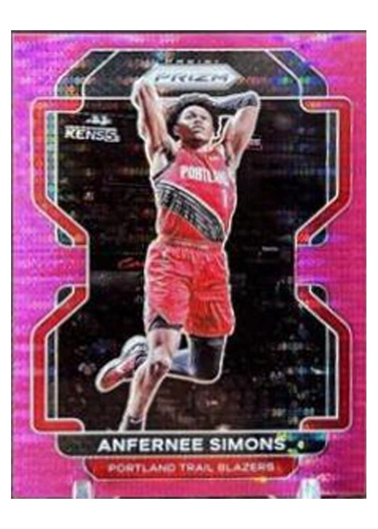 2021-22 Panini Prizm Base Set Anfernee Simons #168 card