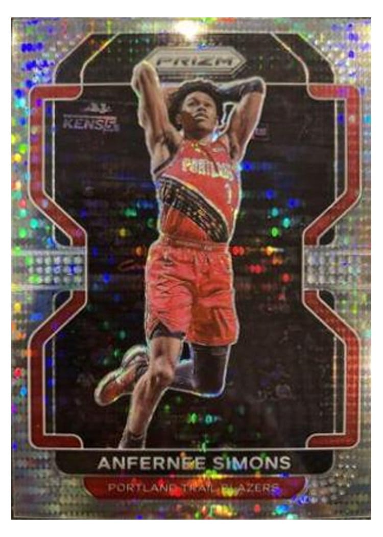 2021-22 Panini Prizm Base Set Anfernee Simons #168 card