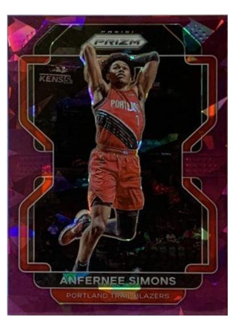 2021-22 Panini Prizm Base Set Anfernee Simons #168 card