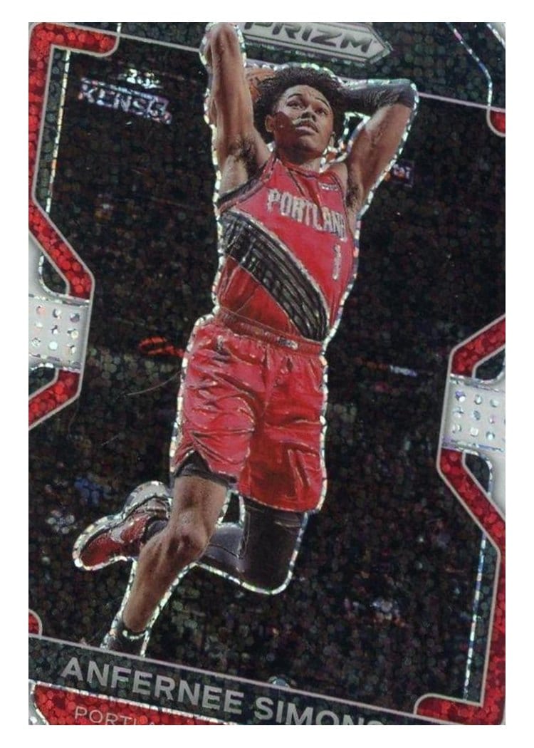 2021-22 Panini Prizm Base Set Anfernee Simons #168 card