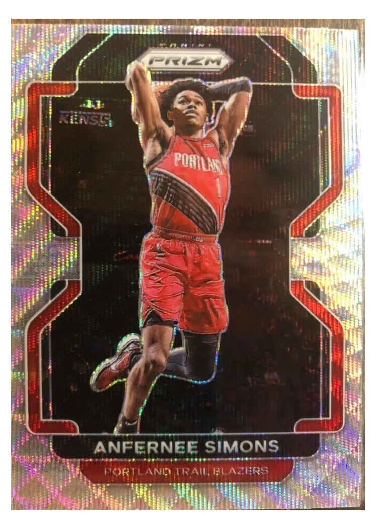 2021-22 Panini Prizm Base Set Anfernee Simons #168 card
