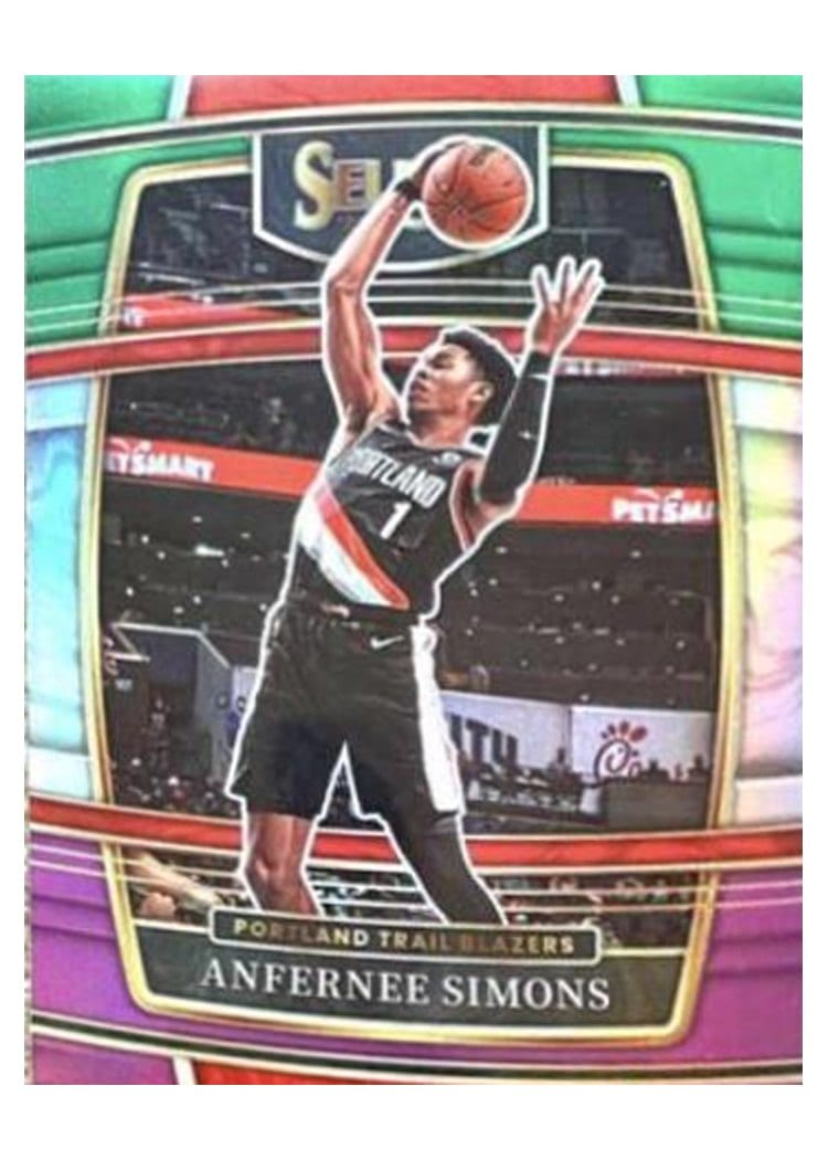2021-22 Panini Select Base Set Anfernee Simons #29 card