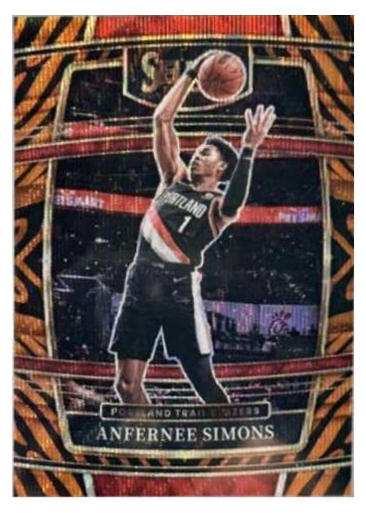 2021-22 Panini Select Base Set Anfernee Simons #29 card
