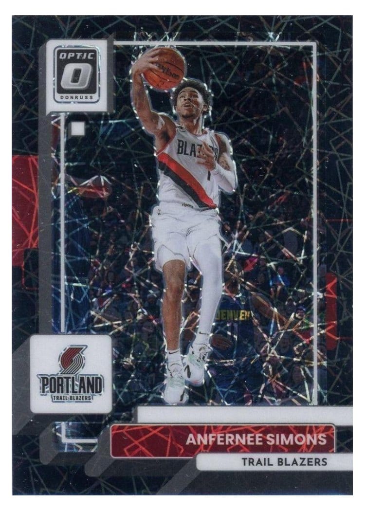 2022-23 Donruss Optic Base Set Anfernee Simons #52 card