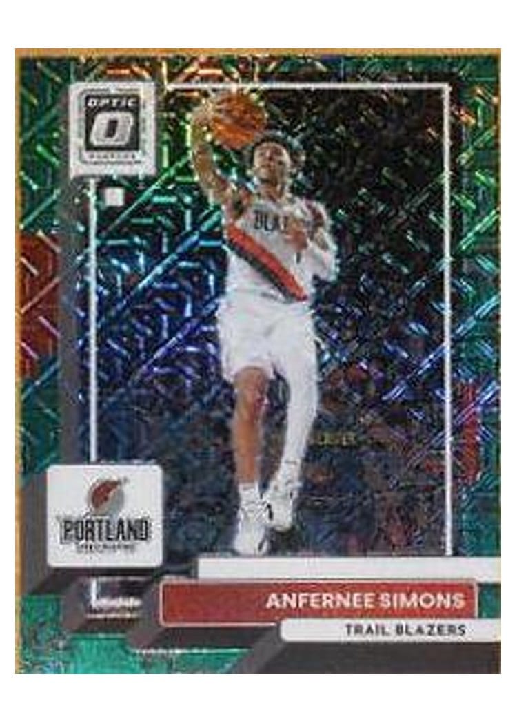 2022-23 Donruss Optic Base Set Anfernee Simons #52 card
