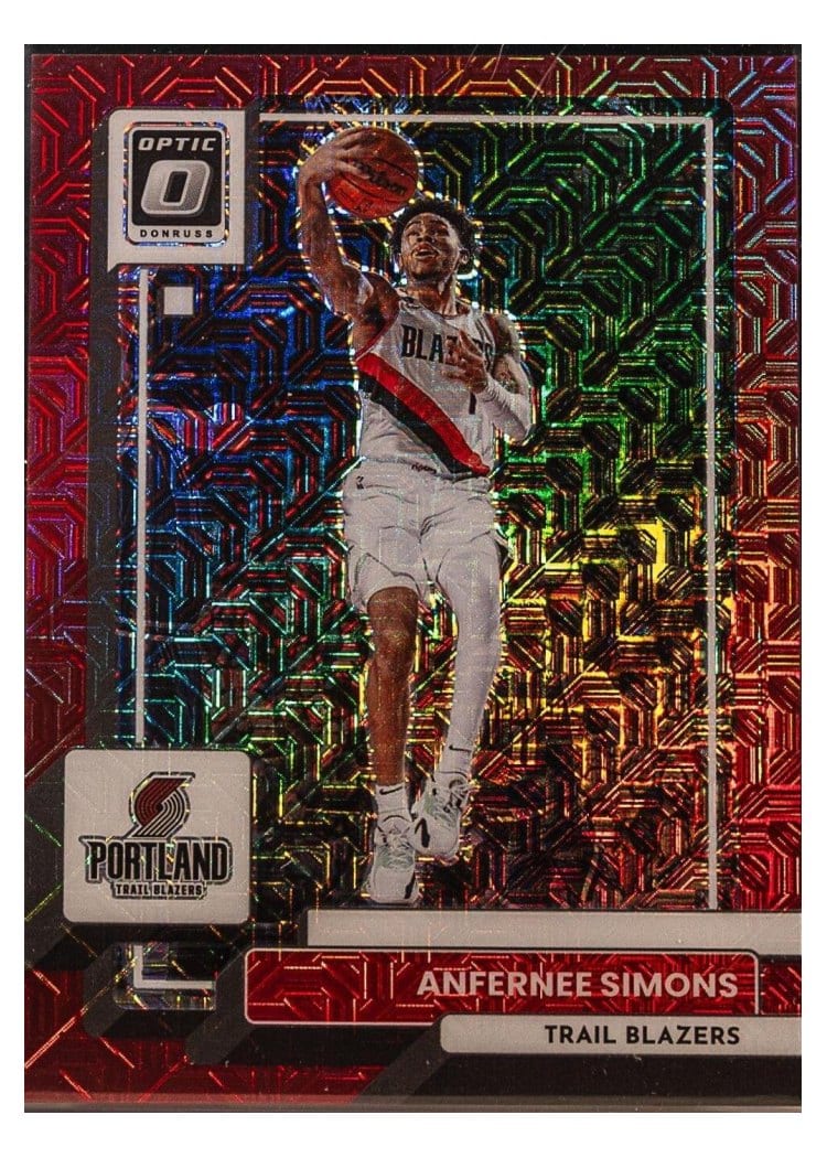 2022-23 Donruss Optic Base Set Anfernee Simons #52 card