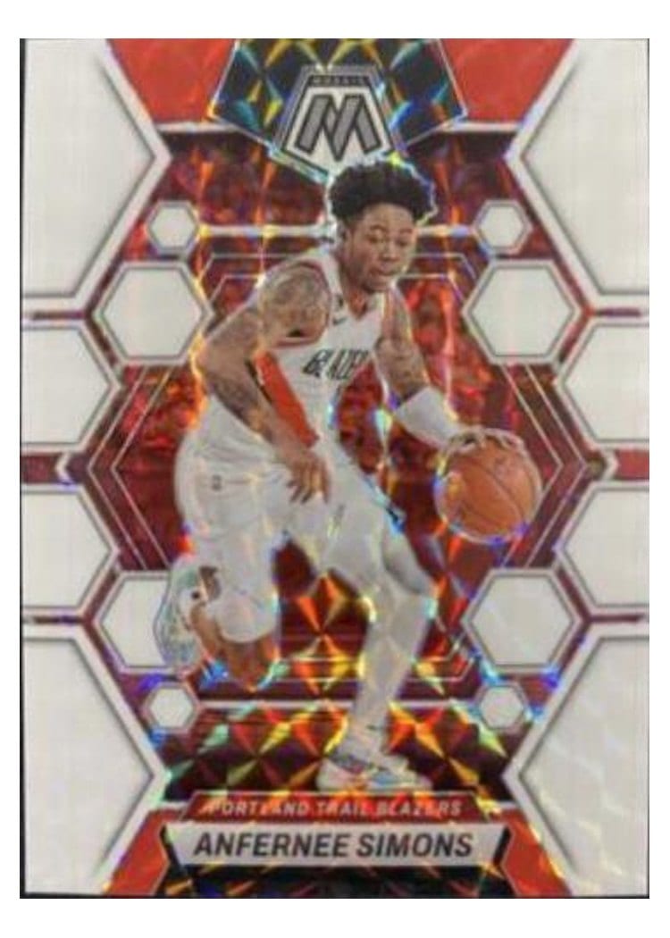 2022-23 Panini Mosaic Base Set Anfernee Simons #11 card