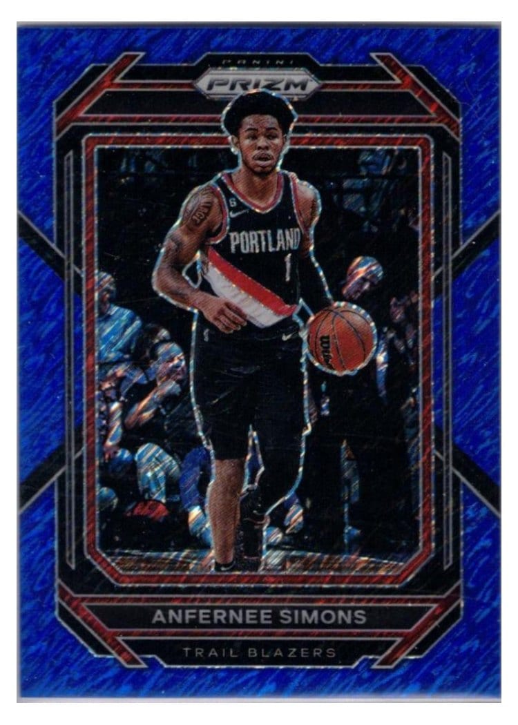 2022-23 Panini Prizm Base Set Anfernee Simons #46 card