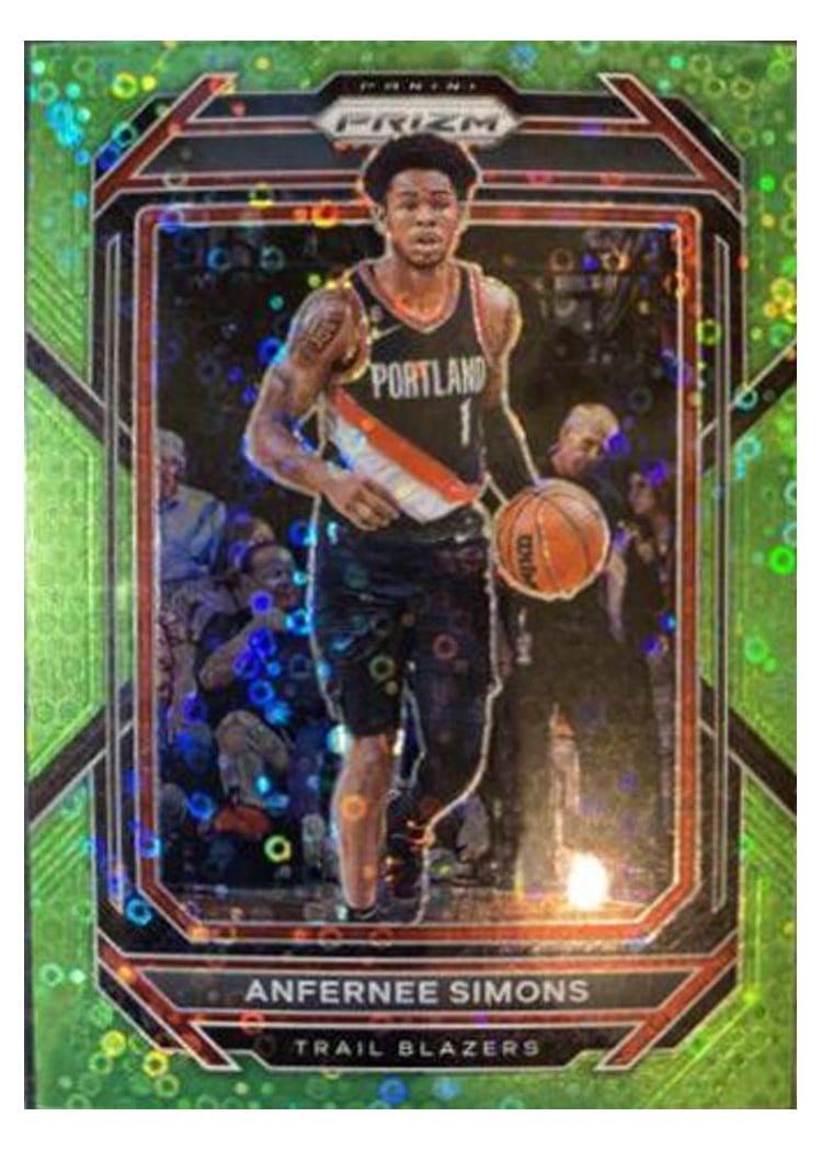 2022-23 Panini Prizm Base Set Anfernee Simons #46 card