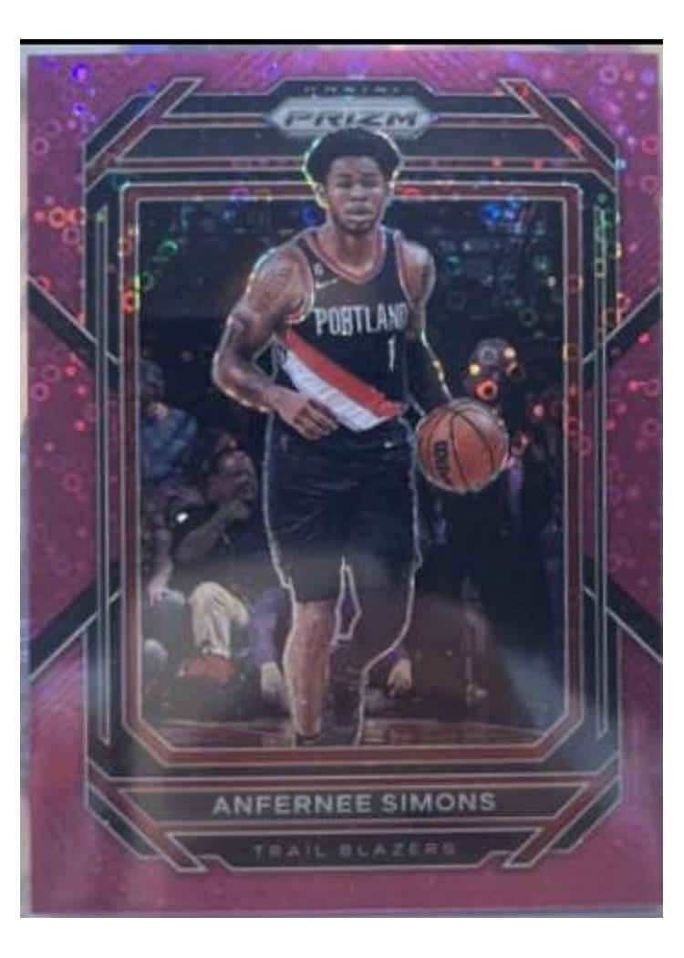 2022-23 Panini Prizm Base Set Anfernee Simons #46 card