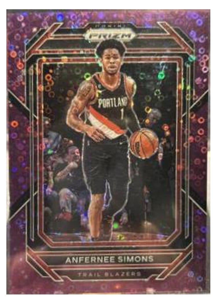 2022-23 Panini Prizm Base Set Anfernee Simons #46 card