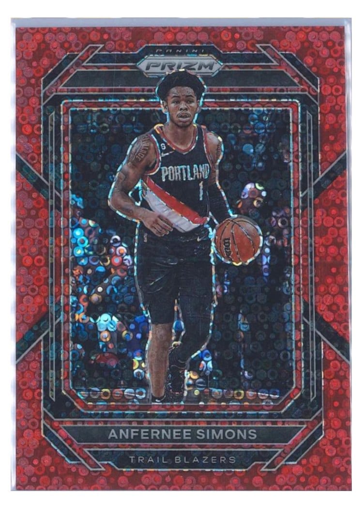 2022-23 Panini Prizm Base Set Anfernee Simons #46 card