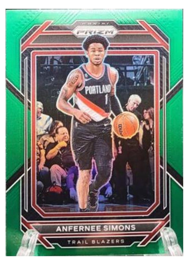 2022-23 Panini Prizm Base Set Anfernee Simons #46 card