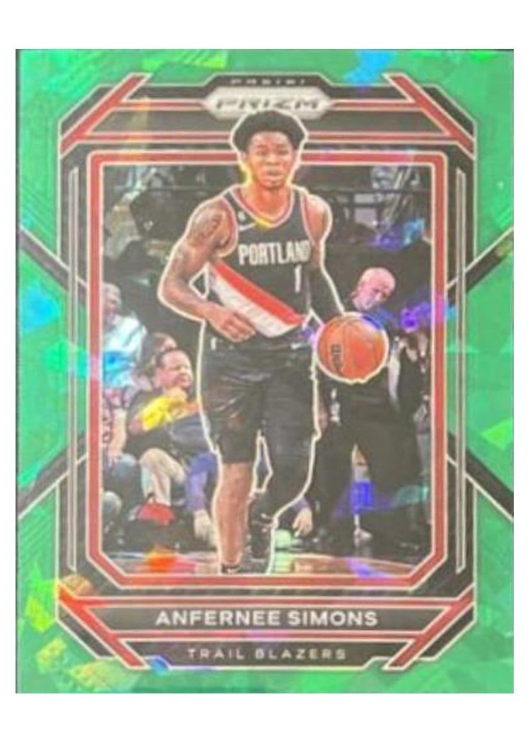 2022-23 Panini Prizm Base Set Anfernee Simons #46 card