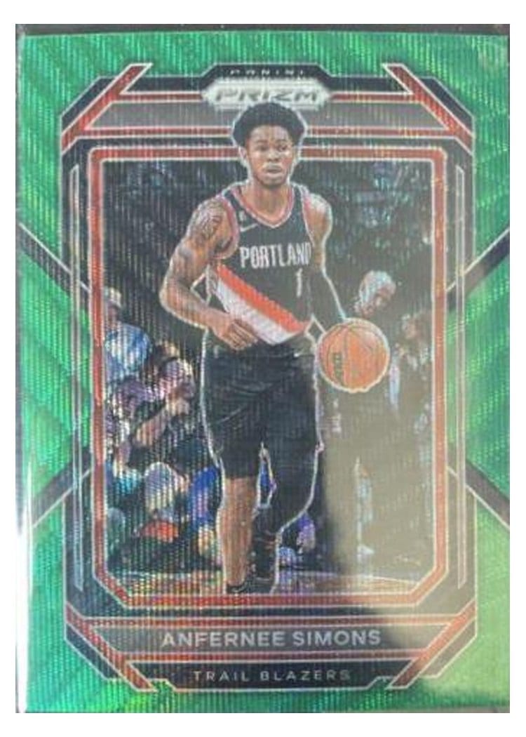 2022-23 Panini Prizm Base Set Anfernee Simons #46 card
