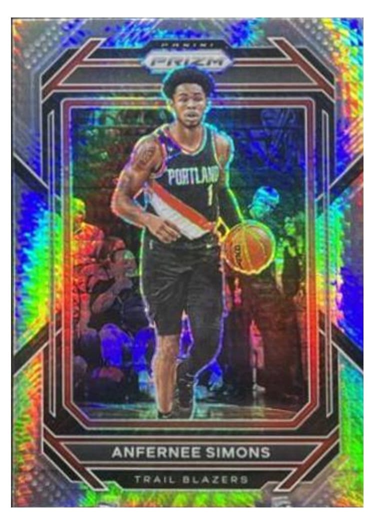 2022-23 Panini Prizm Base Set Anfernee Simons #46 card