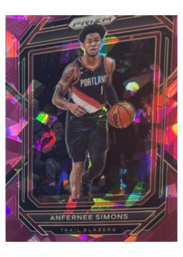 2022-23 Panini Prizm Base Set Anfernee Simons #46 card