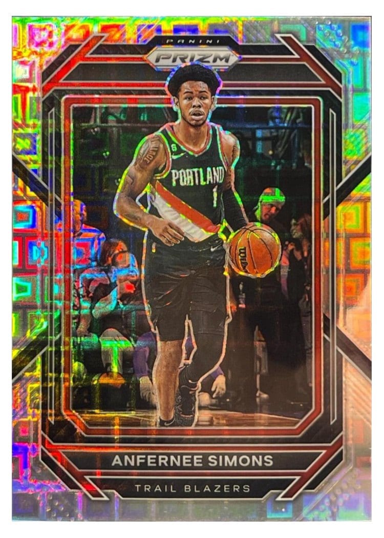 2022-23 Panini Prizm Base Set Anfernee Simons Premium Box Set #46 card