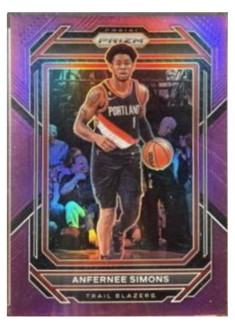 2022-23 Panini Prizm Base Set Anfernee Simons #46 card