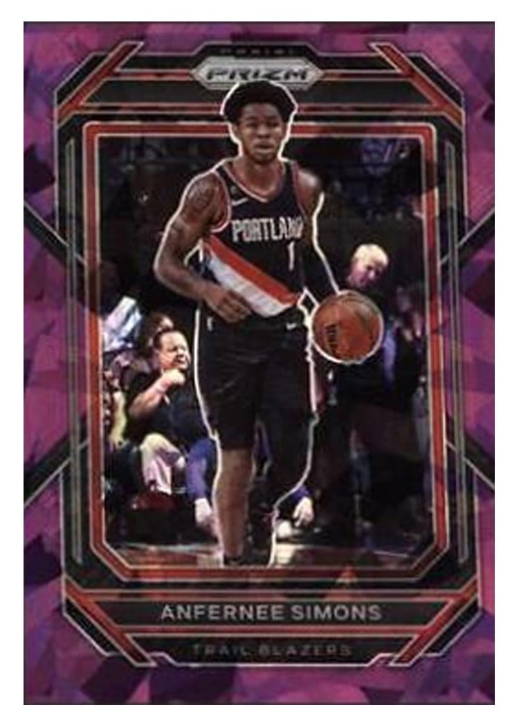 2022-23 Panini Prizm Base Set Anfernee Simons #46 card