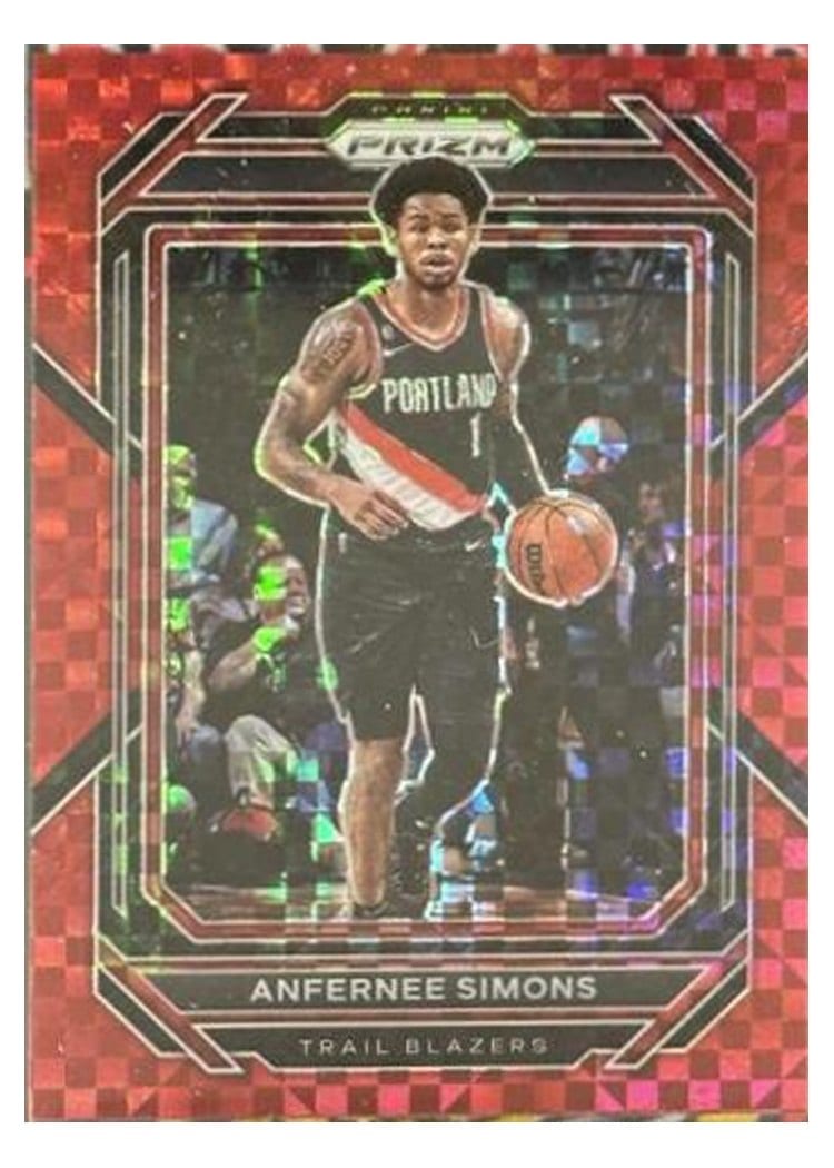 2022-23 Panini Prizm Base Set Anfernee Simons #46 card