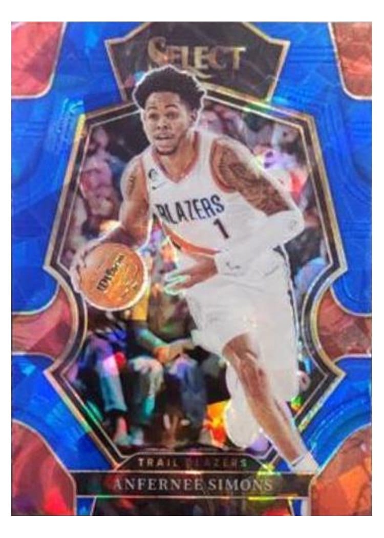 2022-23 Panini Select Base Set Anfernee Simons #142 card