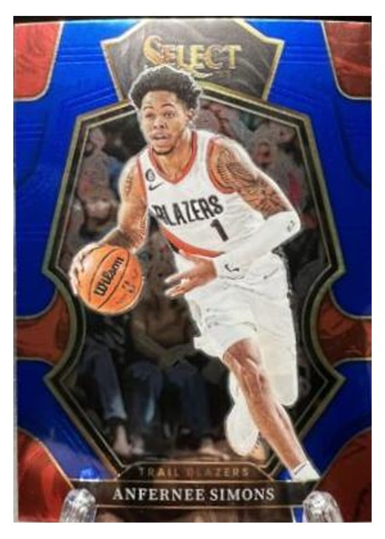 2022-23 Panini Select Base Set Anfernee Simons #142 card