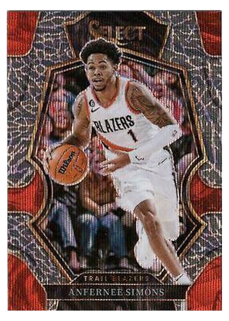 2022-23 Panini Select Base Set Anfernee Simons #142 card