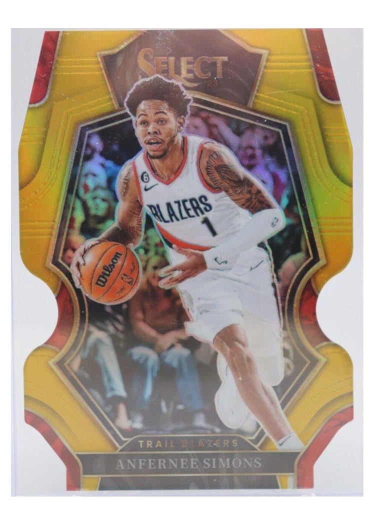2022-23 Panini Select Base Set Anfernee Simons #142 card