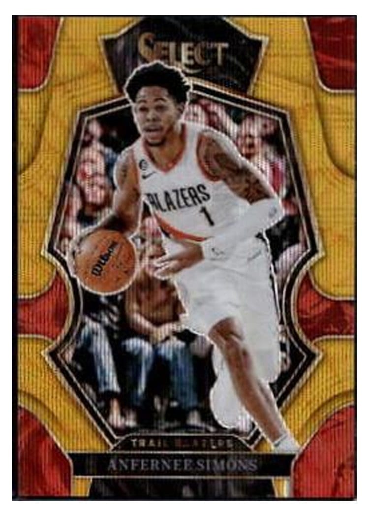 2022-23 Panini Select Base Set Anfernee Simons #142 card