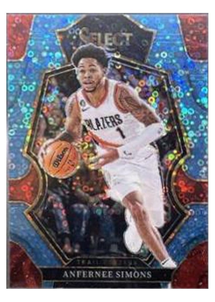 2022-23 Panini Select Base Set Anfernee Simons #142 card