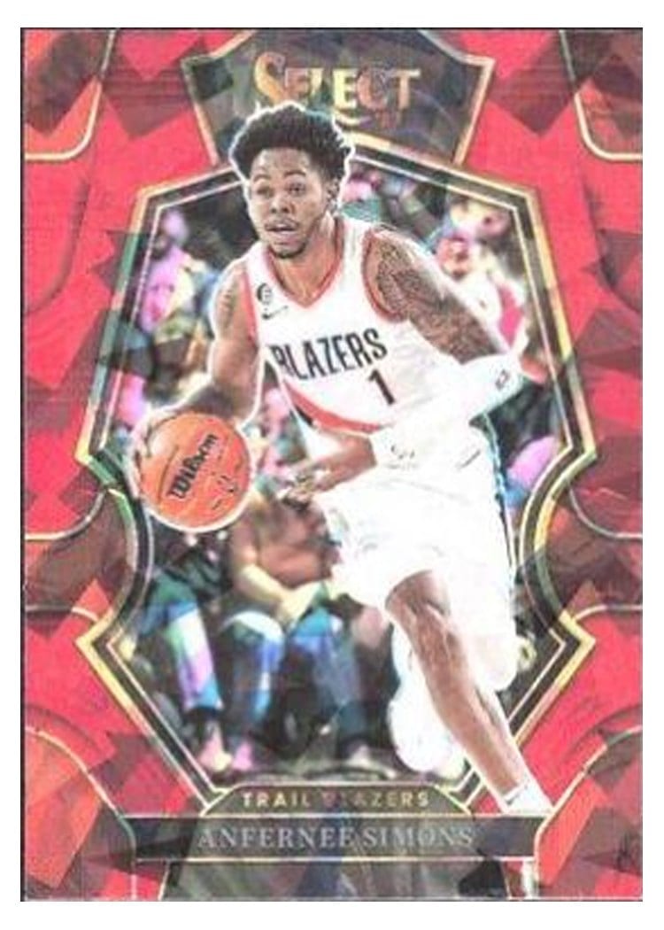 2022-23 Panini Select Base Set Anfernee Simons #142 card