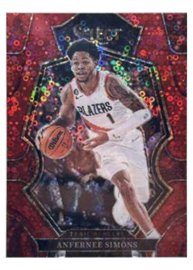 2022-23 Panini Select Base Set Anfernee Simons #142 card