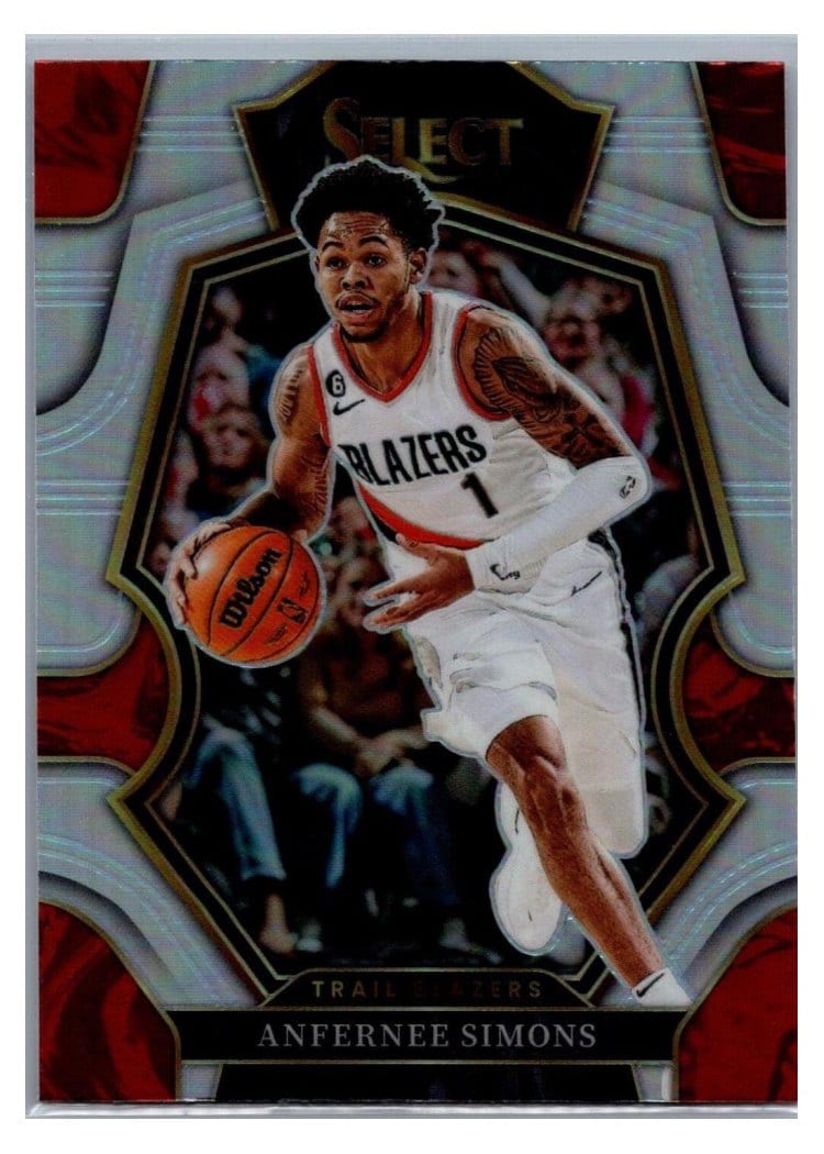 2022-23 Panini Select Base Set Anfernee Simons #142 card