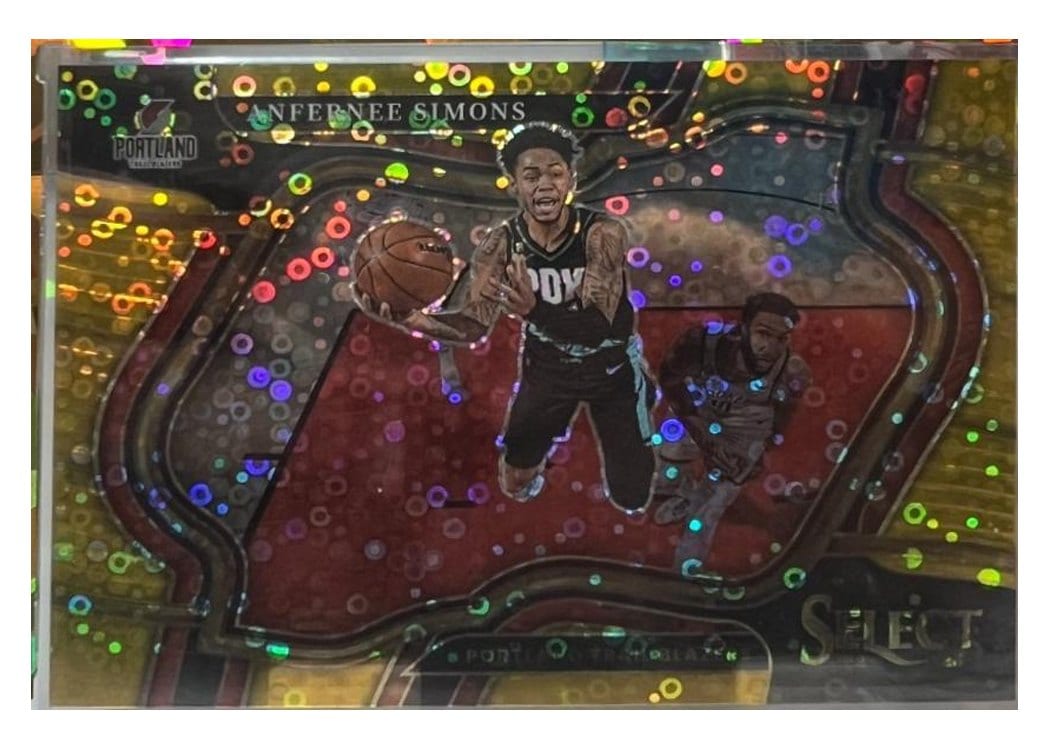 2022-23 Panini Select Base Set Anfernee Simons #242 card