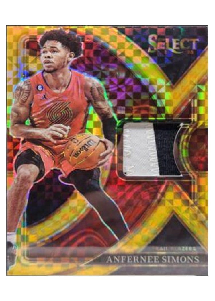 2022-23 Panini Select Base Set Anfernee Simons #242 card
