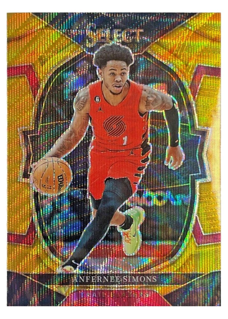 2022-23 Panini Select Base Set Anfernee Simons #242 card