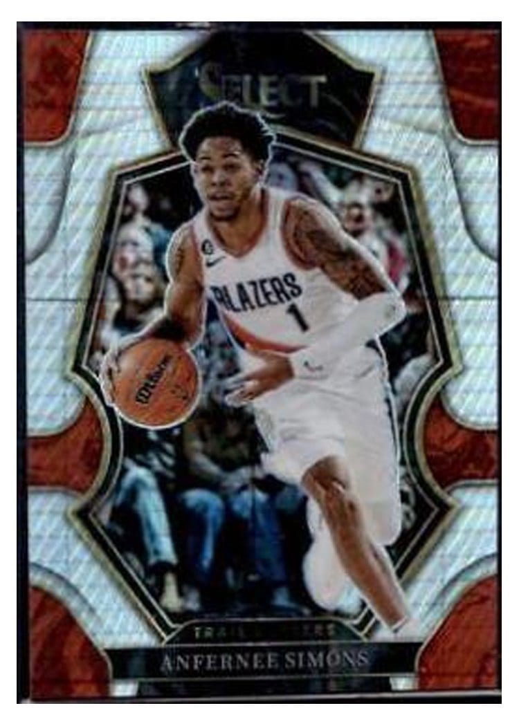 2022-23 Panini Select Base Set Anfernee Simons #242 card