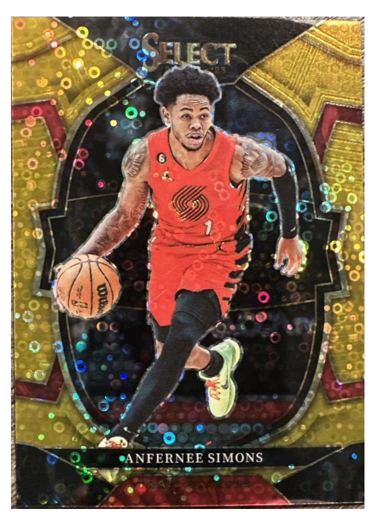 2022-23 Panini Select Base Set Anfernee Simons #42 card