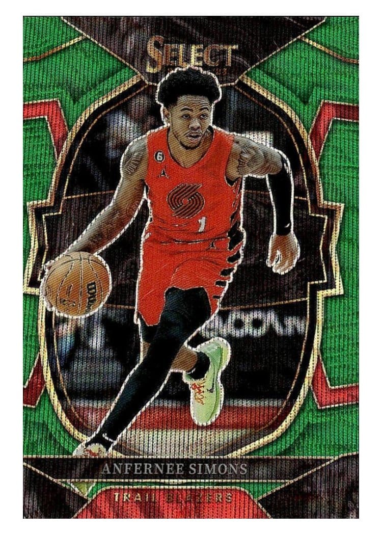 2022-23 Panini Select Base Set Anfernee Simons #42 card