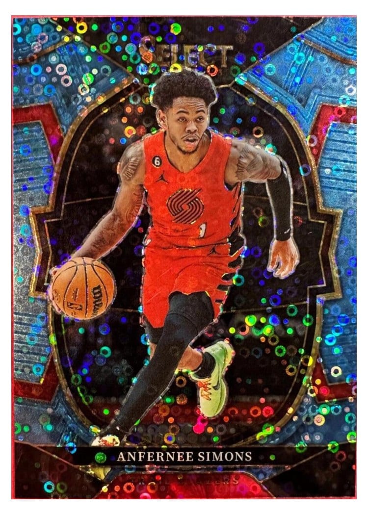 2022-23 Panini Select Base Set Anfernee Simons #42 card