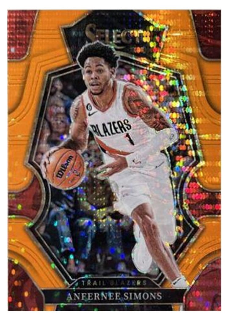 2022-23 Panini Select Base Set Anfernee Simons #42 card
