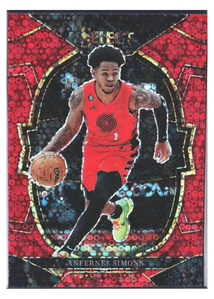 2022-23 Panini Select Base Set Anfernee Simons #42 card