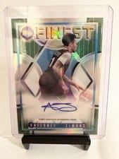 2023-24 Finest Flashback Autographs Anfernee Simons #FLA-ASI card