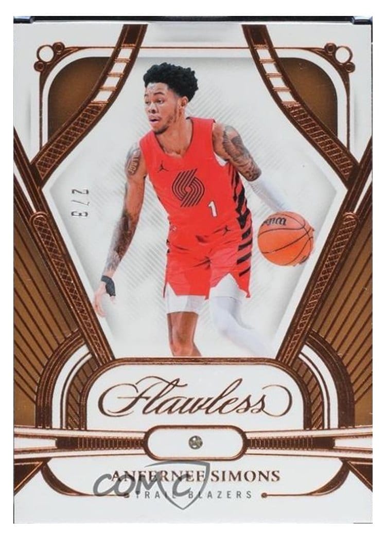 2023-24 Panini Flawless Base Set Anfernee Simons #75 card
