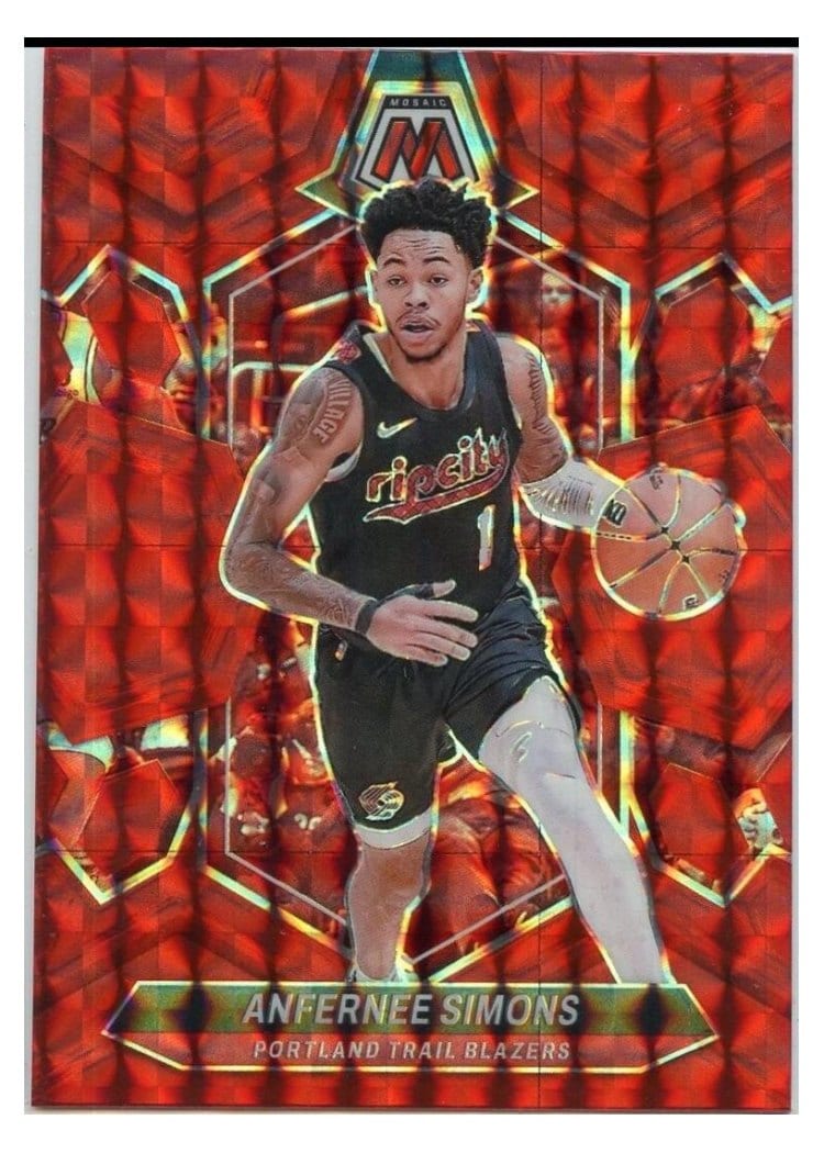 2023-24 Panini Mosaic Base Set Anfernee Simons #65 card